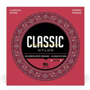 BATHING THE SILVER WRENGE GUITAR CORDS, Nylon Nucleus, Claro, Student Trebles, Normal Tension, Classic, Nylon, EJ27N 10 main sales guitar rope nylon - №5