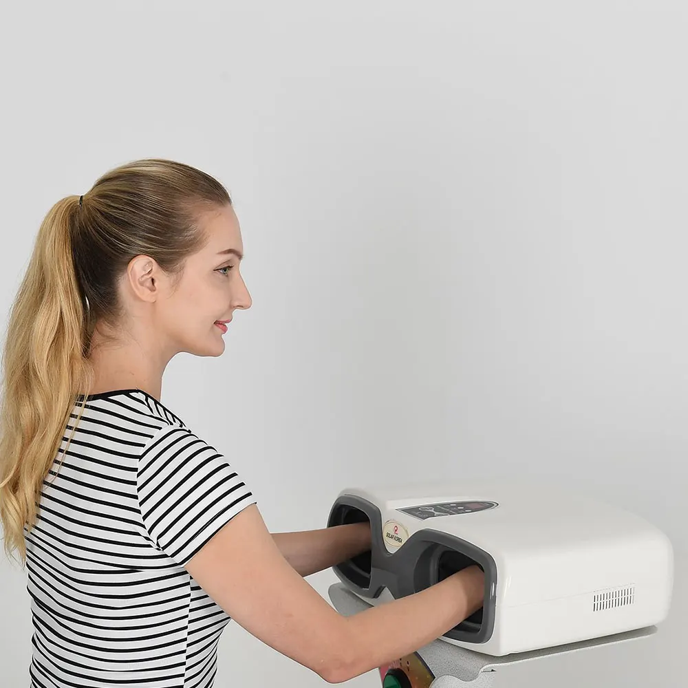 Care Stress Relief Circulation Support Device [Handel] Premium Hand Massager Air Compression Therapy Compact Design and Finger