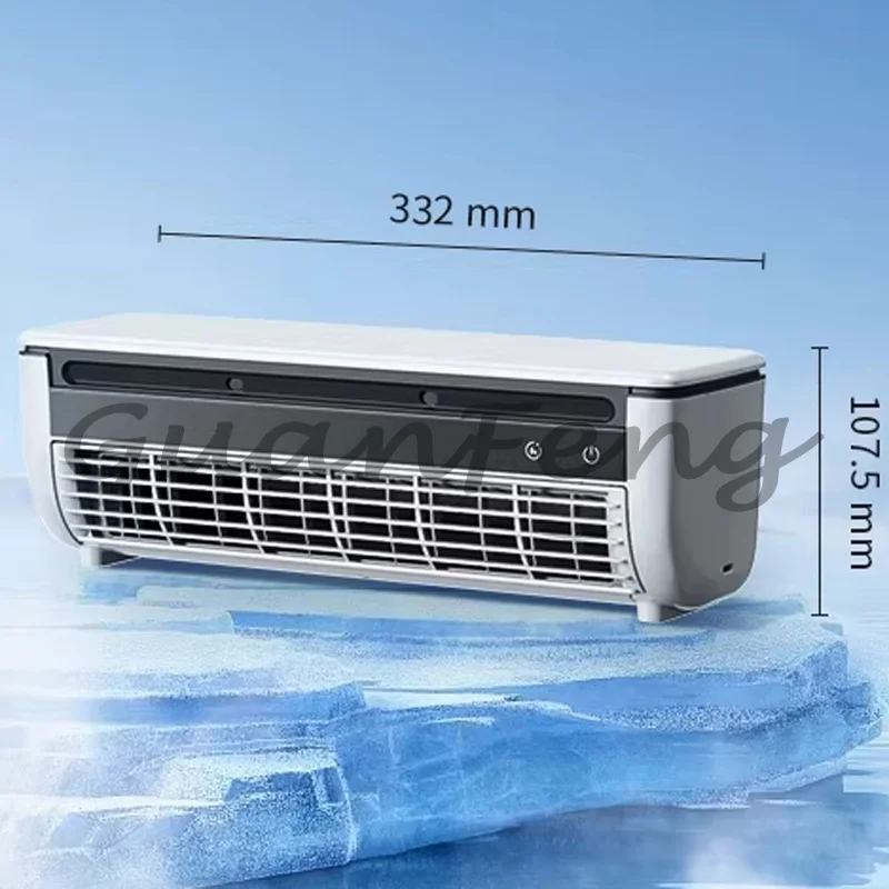 Compact Kitchen Air Conditioner Wall-Mounted Ice Mist Fan Air Cooler with Semiconductor Cooling Technology