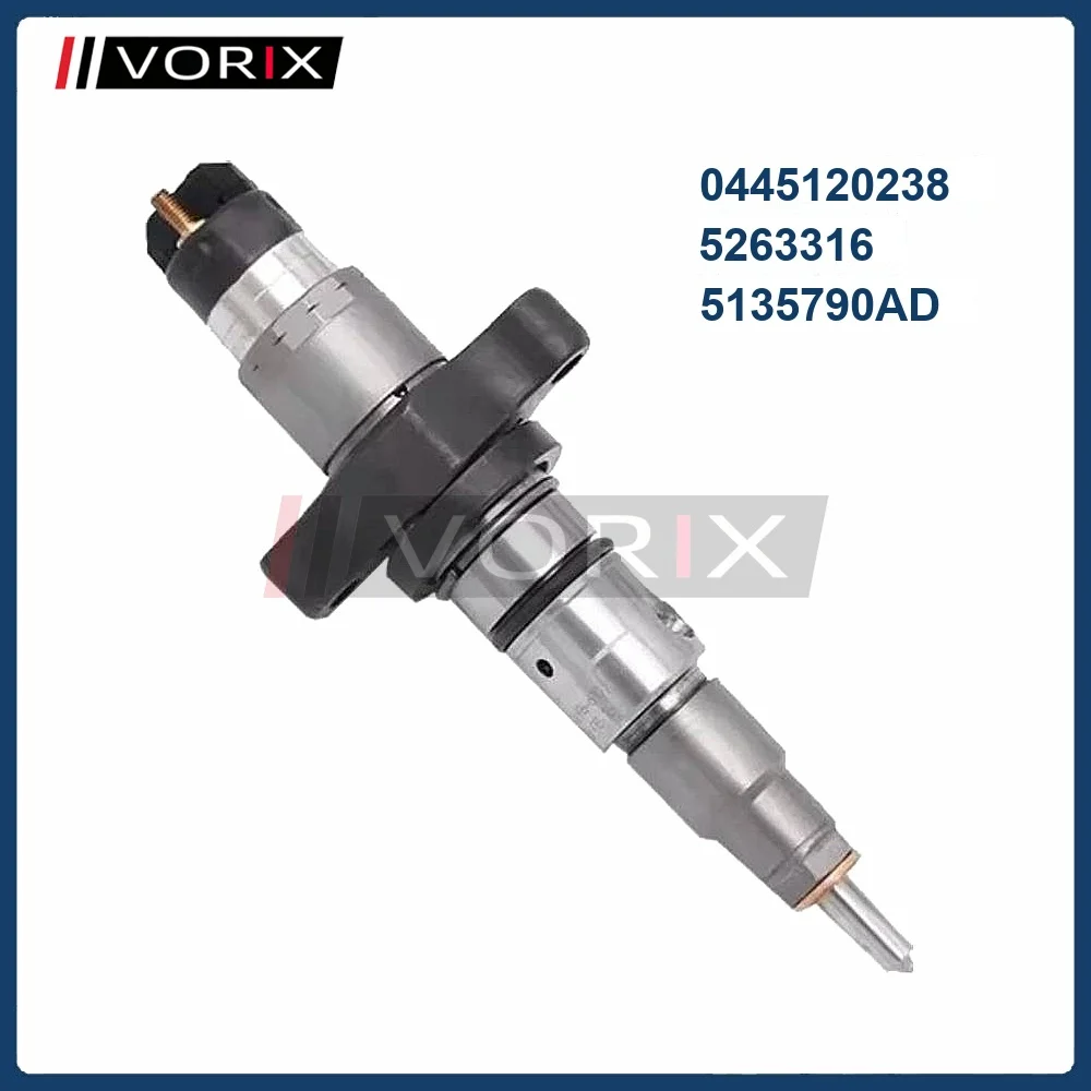 0445120238 5263316 5135790AD Fuel Injector for Dodge Ram 2500 3500 CUMMINS 5.9L