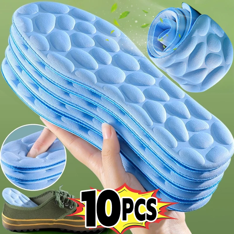

2/10PCS Massage Memory Foam Insoles for Shoes Sole Breathable Cushion Sport Insoles Feet Orthopedic Insoles Men Women Shoe Pads