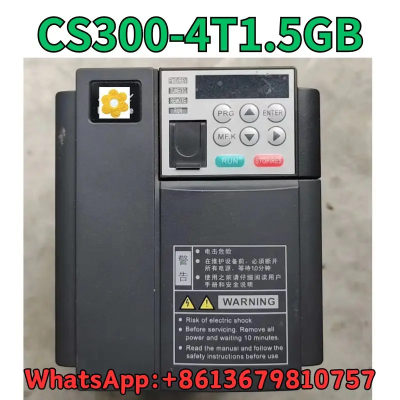 

Used Frequency converter CS300-4T1.5GB test OK Fast Shipping