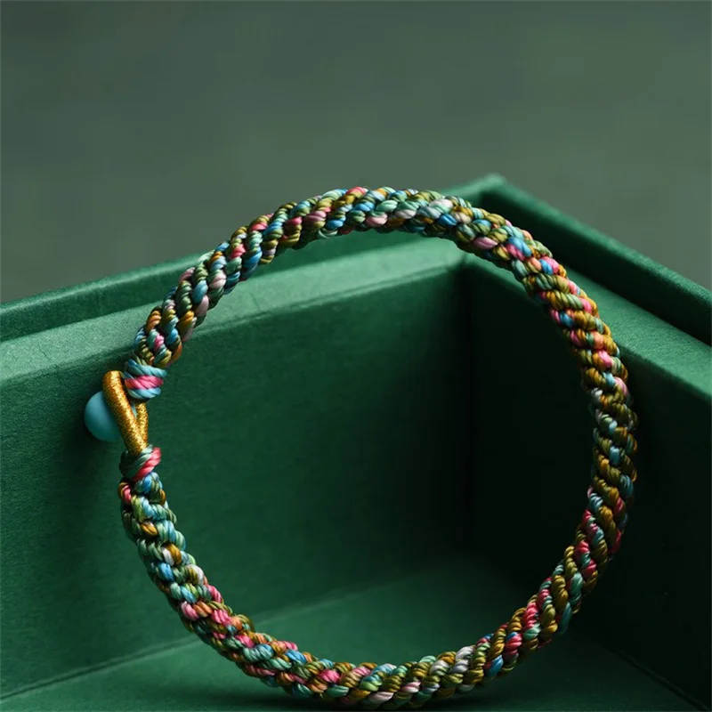 The New Dragon Boat Festival Colorful Rope Hand-woven Bracelet Children's Couple Bracelet Hand-knitted