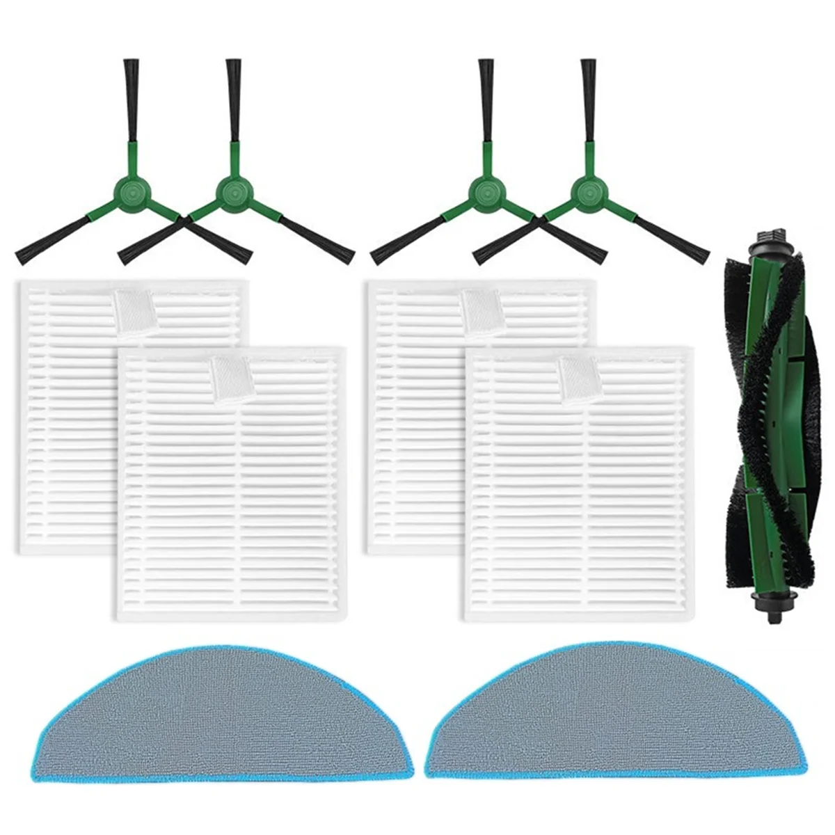 طقم ملحقات بديلة لـ IRobot Roomba أساسي ، أجزاء مكنسة وممسحة روبوت ، Y0112