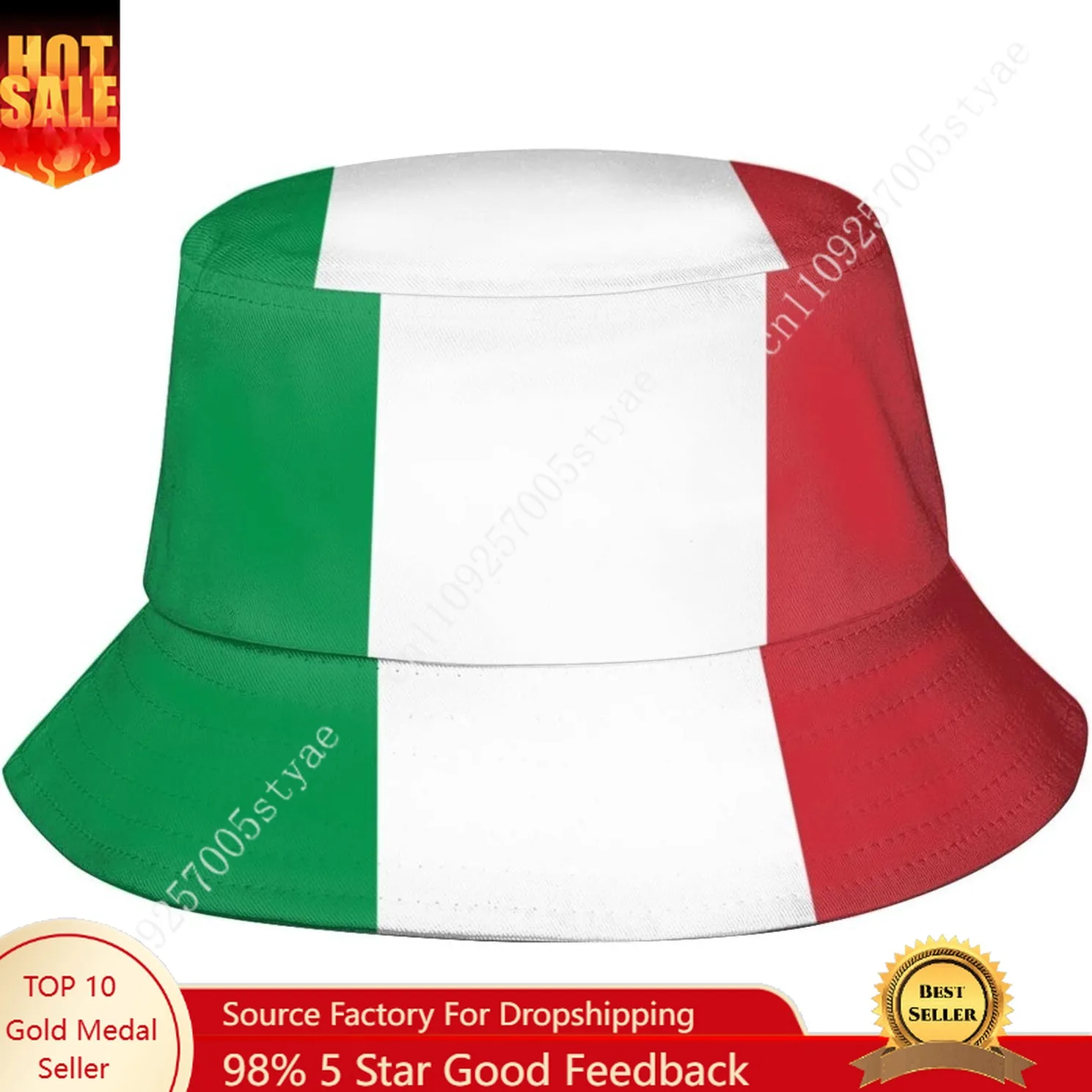 Italy Italian Flag Bucket Hat Men Women High Quality Outdoor Cap Fashion Fisherman Caps Cool Fishing Hats Summer Beach Sun Hats