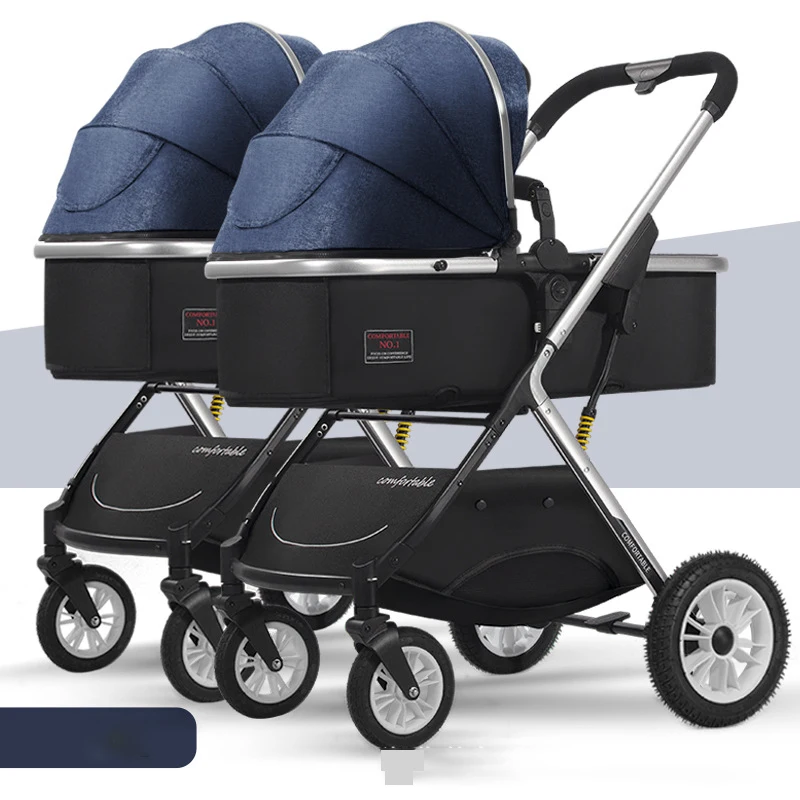 HEBEIER Manufacturers Supplying All Types Of Baby Products New Model Easy Travel  Pram For Twins The New Luxury Baby Stroller