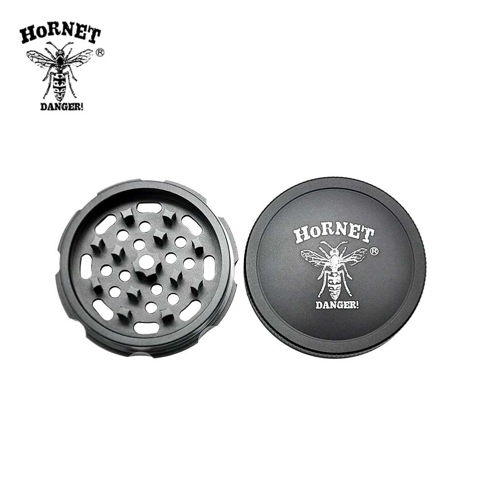 HORNET Herb 4 Layers Pollen Extractor Aluminum Dia.63mm Accessories Hand Miller Akcesoria do wyrobów tytoniowych tabaco