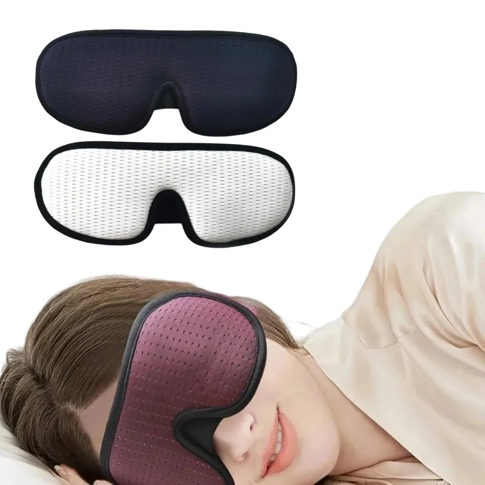 Hot Premuim Extensions 3D Sleeping Eye Mask Rest Eyemask Aid Eye Shade Cover Pad Soft Light Blindfold SleepTools 100% Block Out