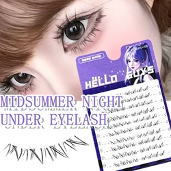 MIDSUMMER Under Eyelashes Extension Personal EyeLash Professional Makeup Individual Cluster Grafting Fake Lashes False Eyelashes