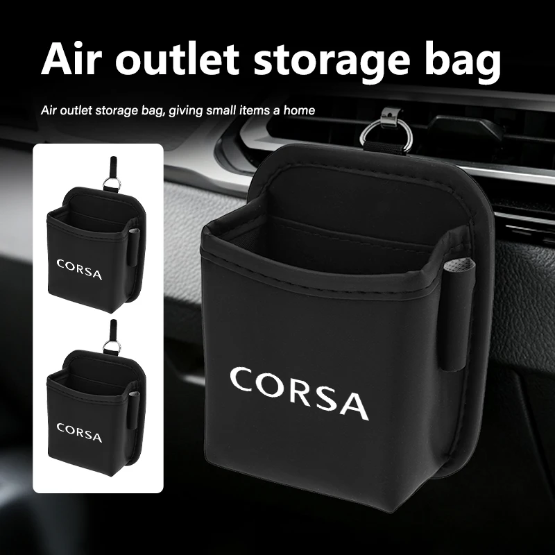 Bolsa Organizadora para Carro, para Ventilação e Painel, Acessórios Automotivos para Opel OPC Astra G H J K F Corsa D Zafira B