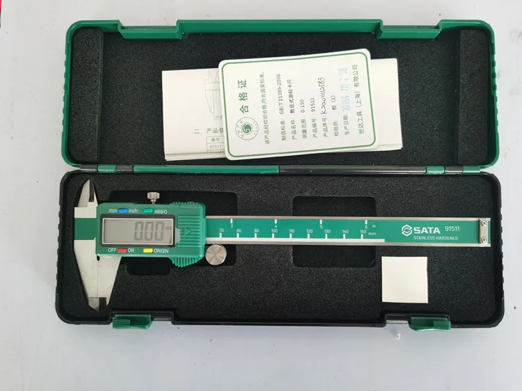 

Shida stainless steel electronic digital display vernier caliper 91511-91512-91513 0-150-200-300