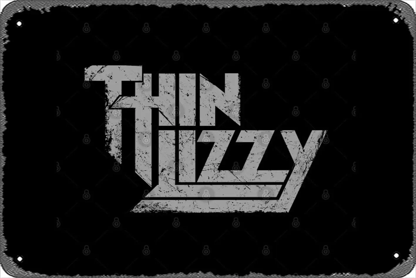 Retro Tin Sign Thin Lizzy Vintage Funny Novelty Metal Signs Man Cave Humorous Signs Movies Music Bar Art Poster Retro Print Wall