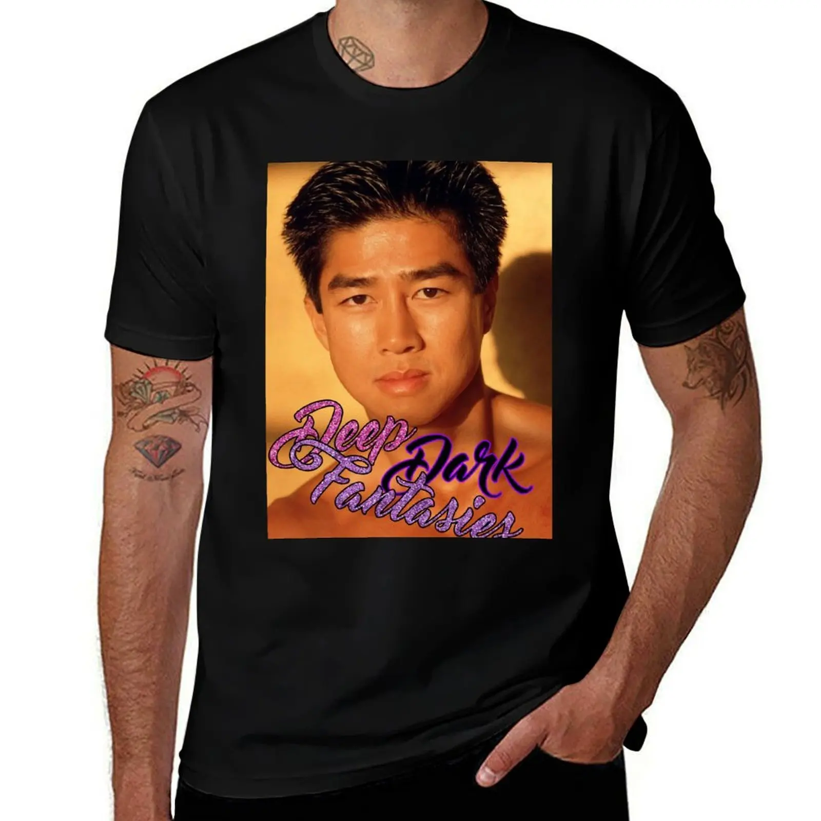 

Футболка Deep Dark Fantasies ver.2 [Gachimuchi], мужские хлопковые мягкие футболки для мужчин, хлопковая забавная футболка