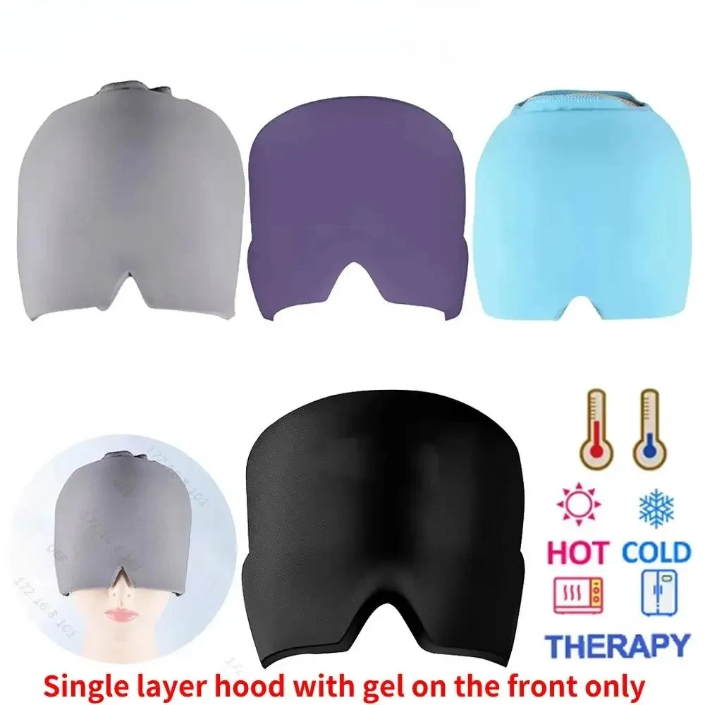 

Relief Headgear Migraine Relief Cap Gel Ice Cap Cold Compress Therapy Cap Ice Head Wrap Pack Eye Mask For Pressure Relieve Pain