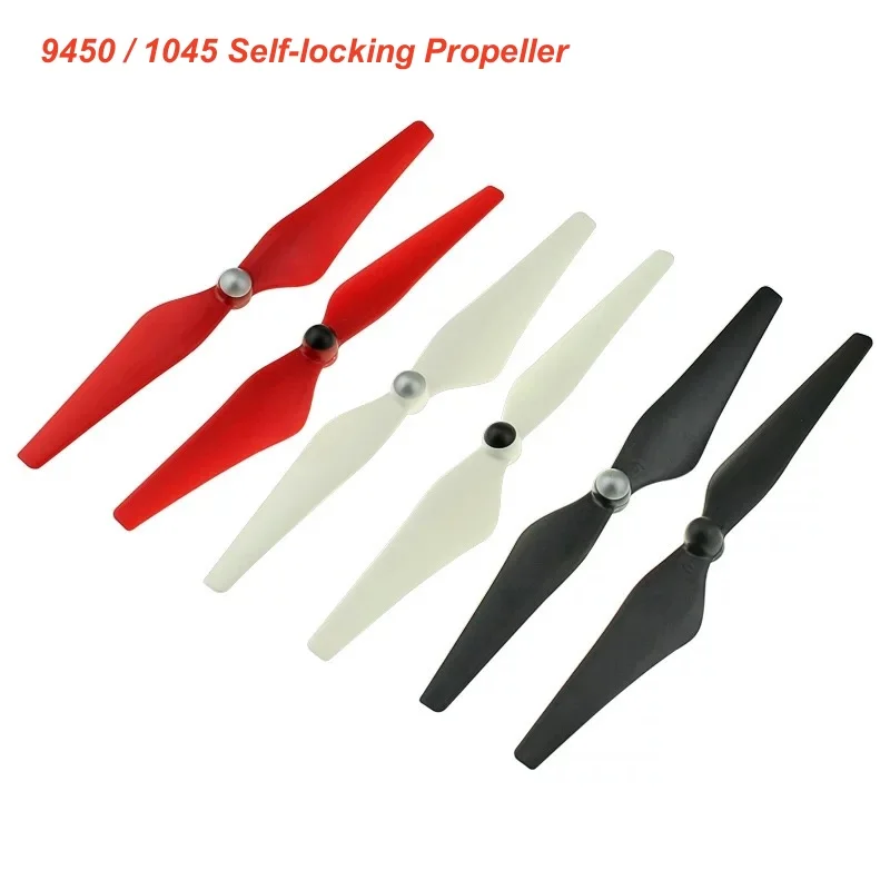 2Pairs Propeller 9450 / 1045 Self-locking Tightening Propeller 2212/2216 For RC Model Quadcopter Multiple rotors Drone Paddle