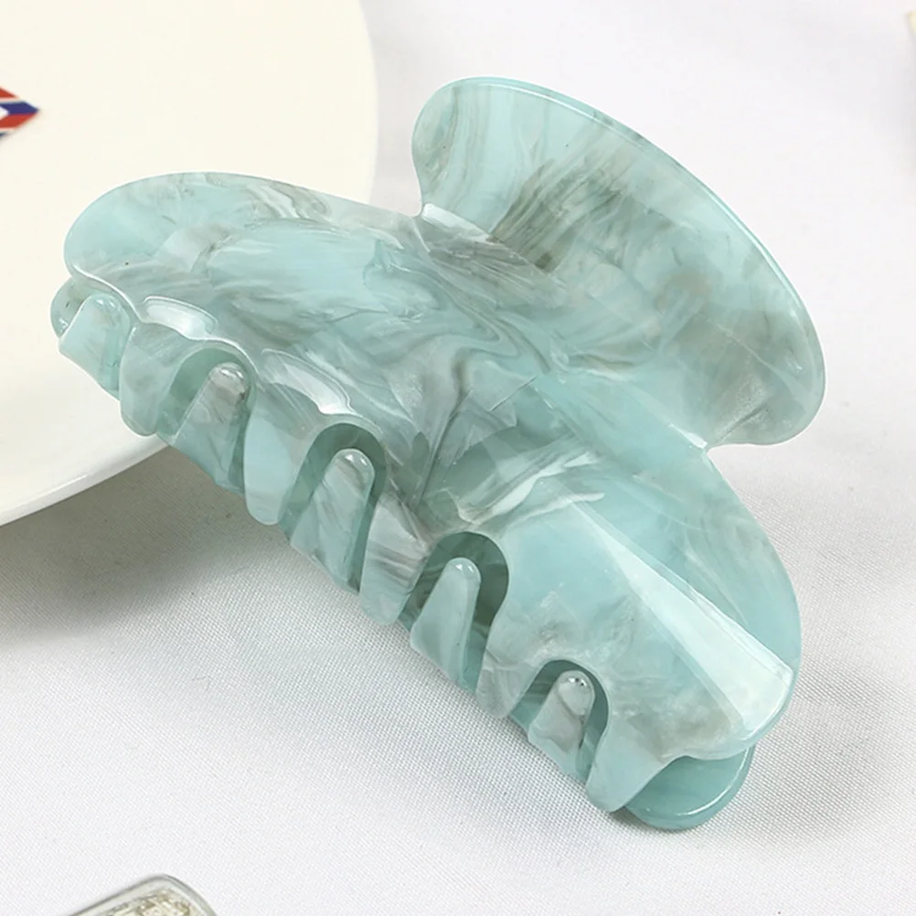 

6pcs Acrylic Hair Claw Clips Fashion Women Accessories Creative Hairpin Durable Material Easy Travel Outing Styling
