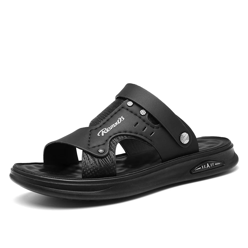 

Motorcycle protective casual shoes. New summer men's shoes. Trendy and versatile sandals.