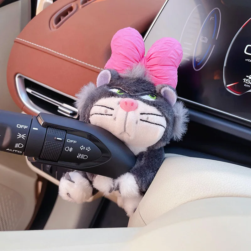 Nieuwe driekleurige autogordel schouderstuk schattige kat pop op een voertuig gemonteerde cartoon veiligheidsgordel decoratie universele auto-accessoires