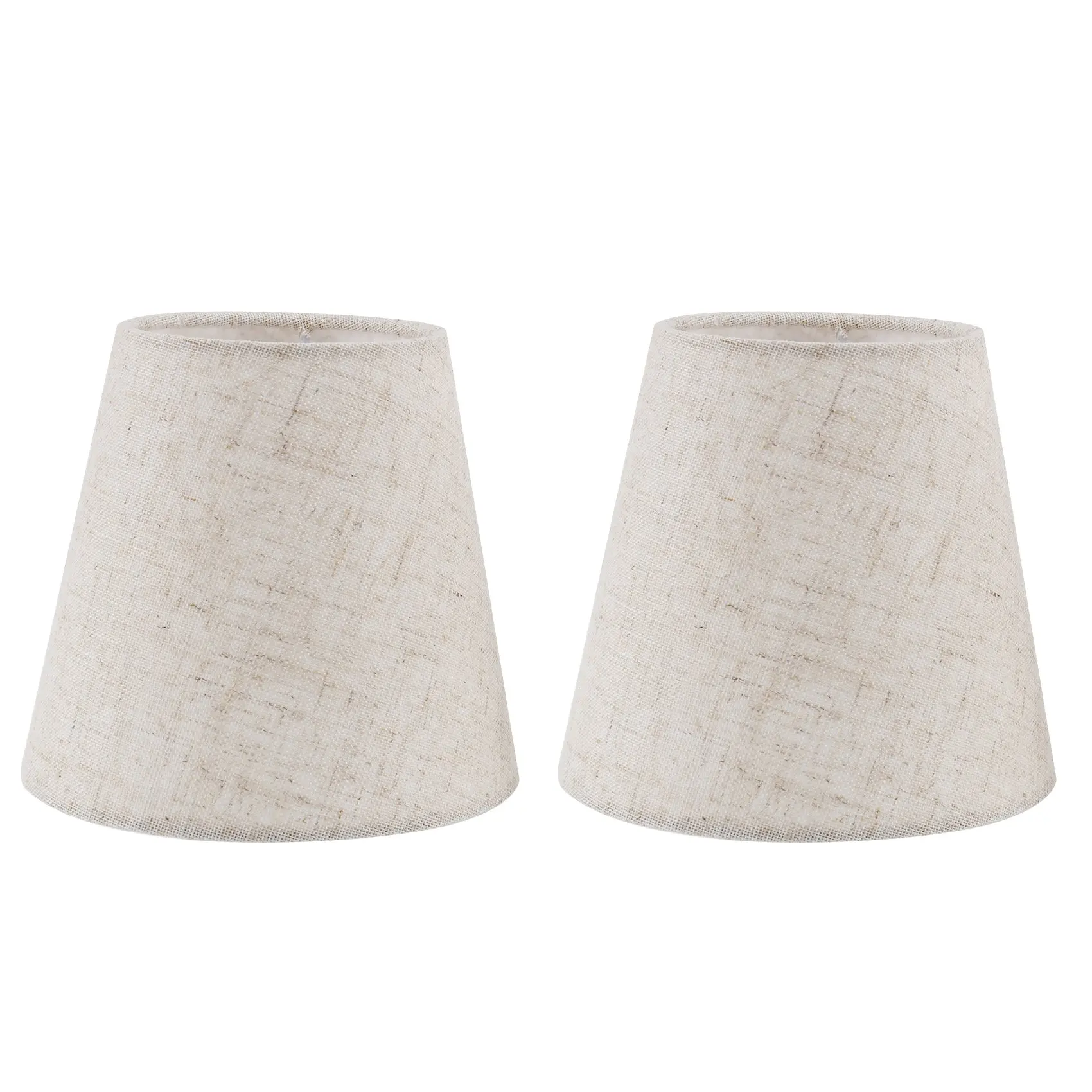 2Pcs Small Lamp Shade Cloth Lamp Cover Chandelier Lamp Dust Cover Fabric Lamp Accessory for Table Lamp and Floor Light