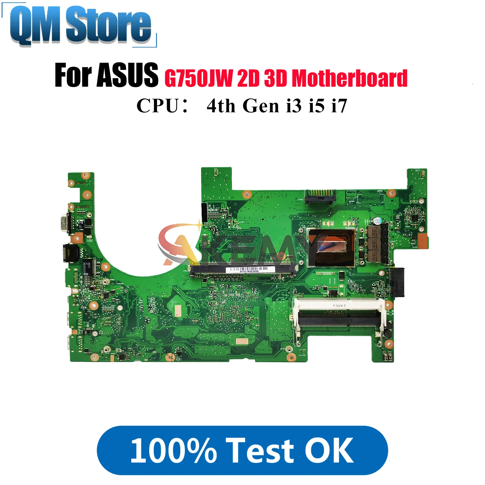 

G750JW Материнская плата для ноутбука ASUS ROG G750J G750JH G750JM G750JX G750JZ G750JW G750JY Материнская плата с процессором i3 i5 i7 Test OK stk