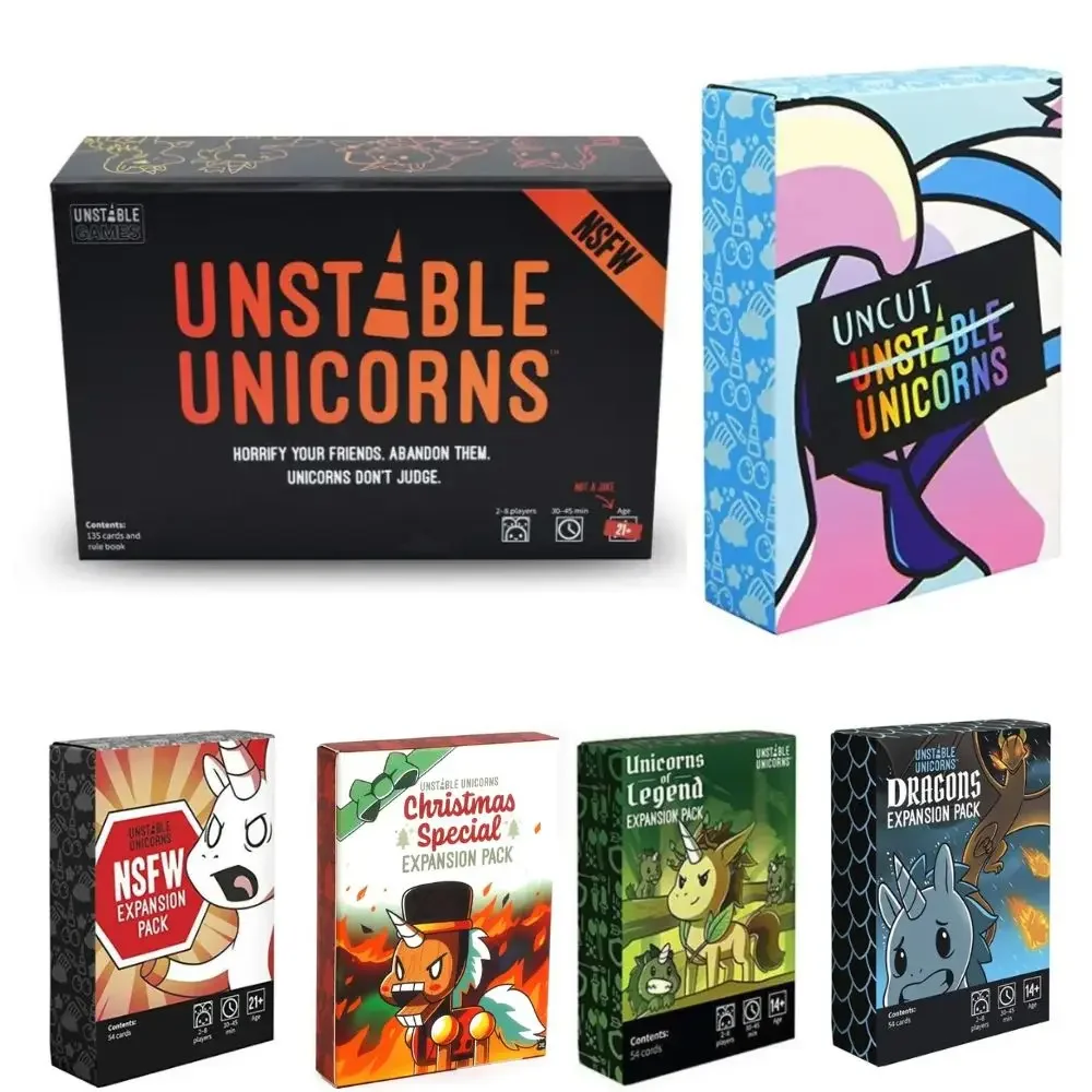 New Unstable Unicorns Board English Family Party Expansion Basic version Of Classic Board Games