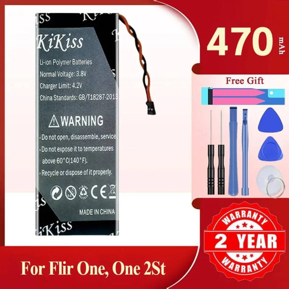 

435-0002-01-00 470Mah Battery For Flir One 1St 2St Thermal Imaging Camera Durable Replacement Device