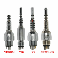 KAVO Multiflex Style Dental Quick Coupling 4/6Hole For Fiber Optic LED High Speed Handpiece