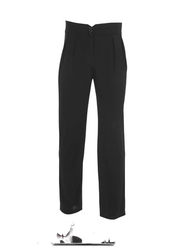 Pantalones de baile latino Jazz Tango Rumba para hombres adultos Cha-Cha baile de salón competición traje de actuación pantalones de cintura alta