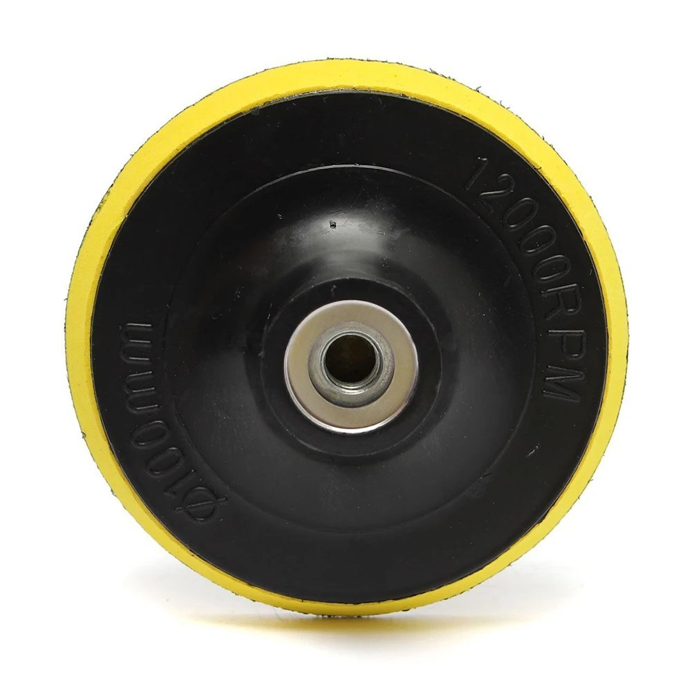 ポリッシャーボネットパッド、アングルグラインダーホイール、研磨サンドペーパーディスク、100mm、2個