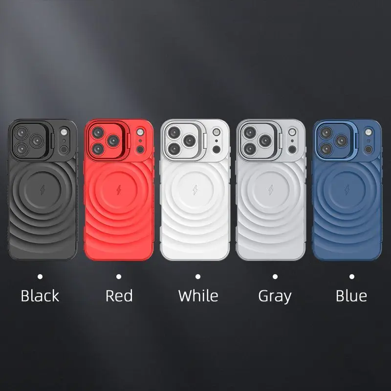 Applicable iphone 17 16 pro case Phone 15 Magnetic Wave Protective