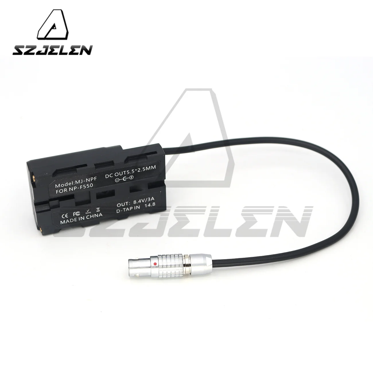 DJI Ronin 2 Power DC 6pin (4+2) Male to PTAP+DC 2.5mm female+NP-F550.F970.F570 power coupler 8.4V 4A power cable