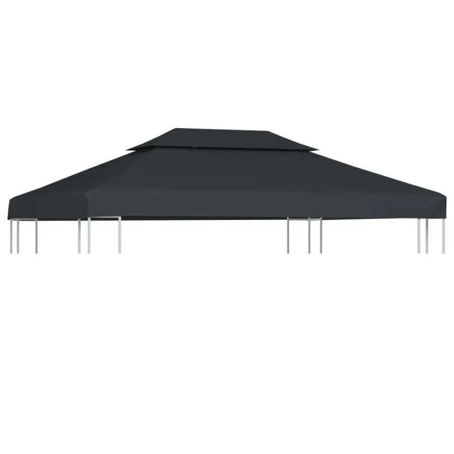 

2Tier Gazebo Top Cover 1 oz ft 13.1'x9.8' Anthracite