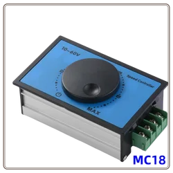 PWM Motor Speed Controller DC 10-60V 12V 24V 48V 20A PWM DC Motor Speed Controller Soft Start Switch Adjustable Drive Module