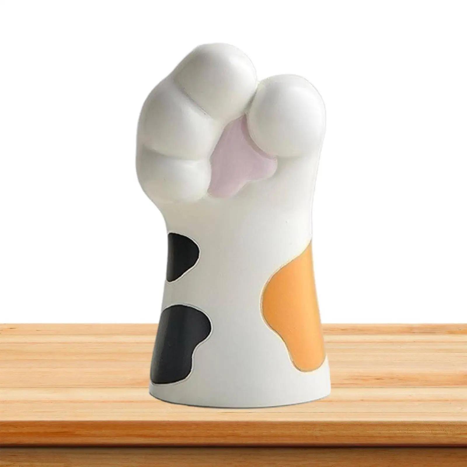Feline Paw Vase Gift Concept Cat Claw Vase Resin Home Decor for Living Room, Office, Desktop