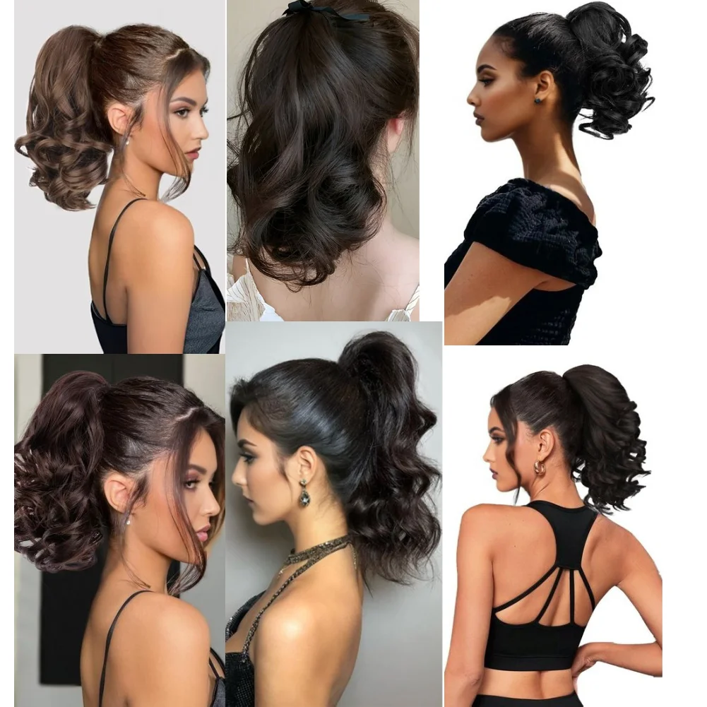 Short Ponytail Hair Extensions 10