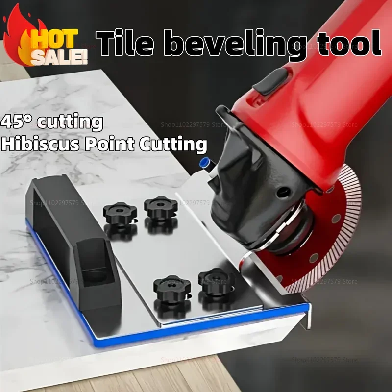 

Angle Grinder Stand for Tile Cutter 45 Degree Chamfering Tool for Accurate Ceramic Stone and Tile Edge Cutting Perfect for DIY