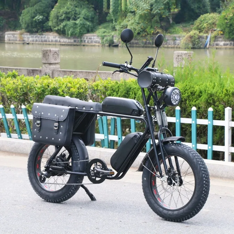 Electric bike, high quality 48V500W retro snow style 20 * 4.0 electric bike