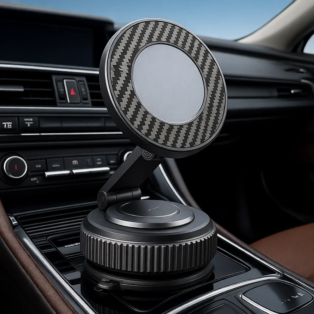 

Magnetic Car Phone Holder 360 Folding Dashboard Windshield Mount Ultra Stable Reusable Gel Universal