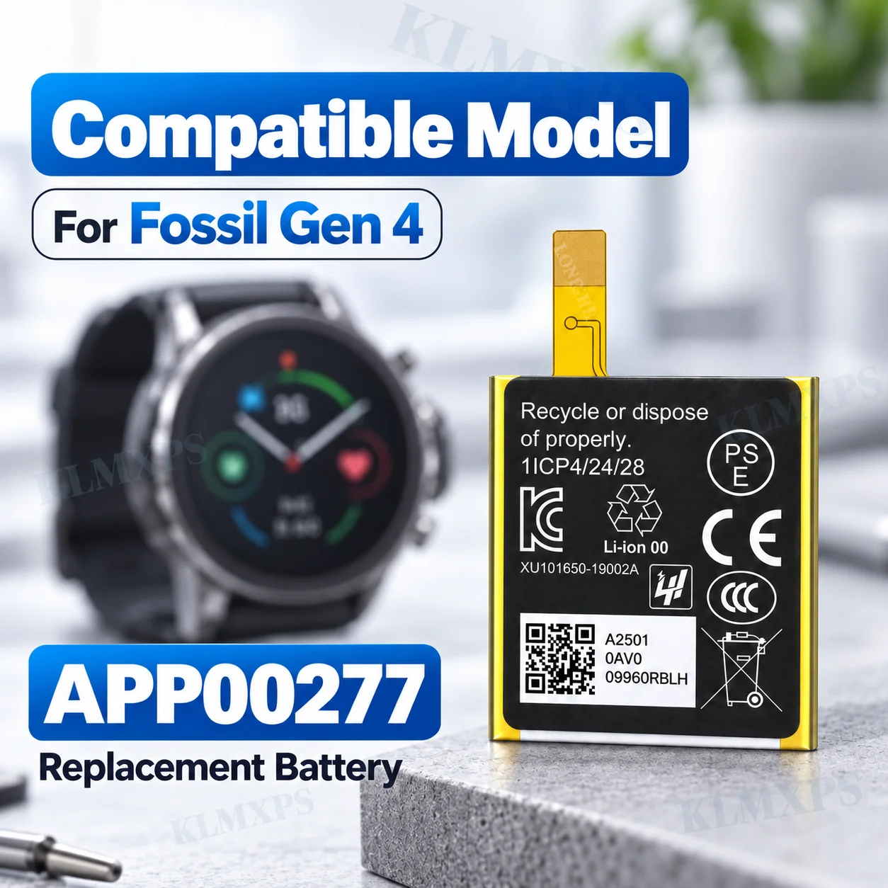 APP00277 300mAh 3,8V Li-Polyme – Fossil Watches Smartwatch Gen 4 Bewertung und Preis