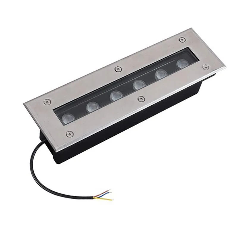 

Long Strip Outdoor Waterproof Led Spot IP67 Garden Border LED Underground Light 5W 9W Bar Rectangle Landscape Light