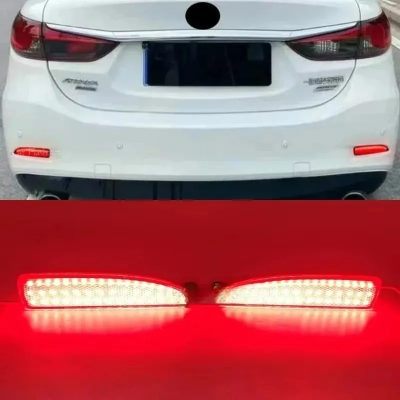 

For 6 Atenza 2013 2014 2015 2016 Red New for Rear Bumper Reflector LED Light Tail Brake Fog Lamp Car Styling