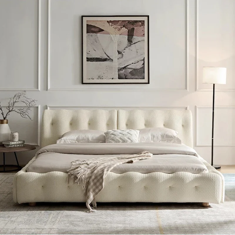 

Throne Luxury Create Bed Frame Design Confortable Twin Create Bed Fashionable Master Bedroom Replica Muebles Hotel Furniture