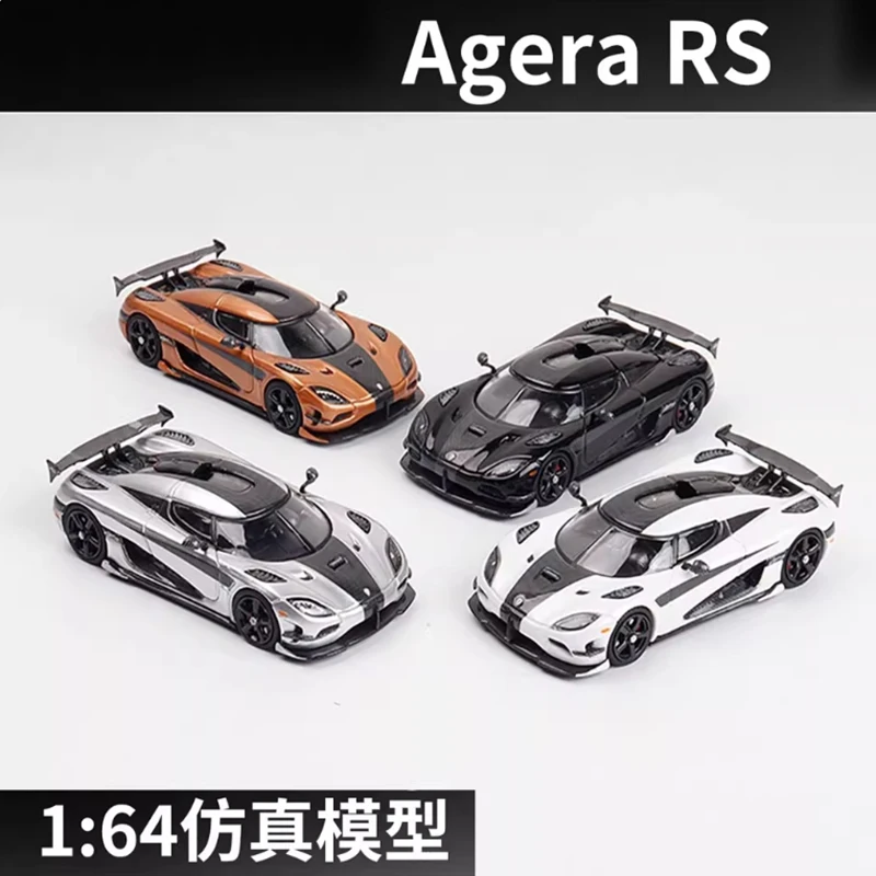 

Литой под давлением масштаб 1:64 Agera RS спортивный автомобиль из сплава, имитация модели автомобиля, игрушка, коллекция статических сувениров, подарочный дисплей