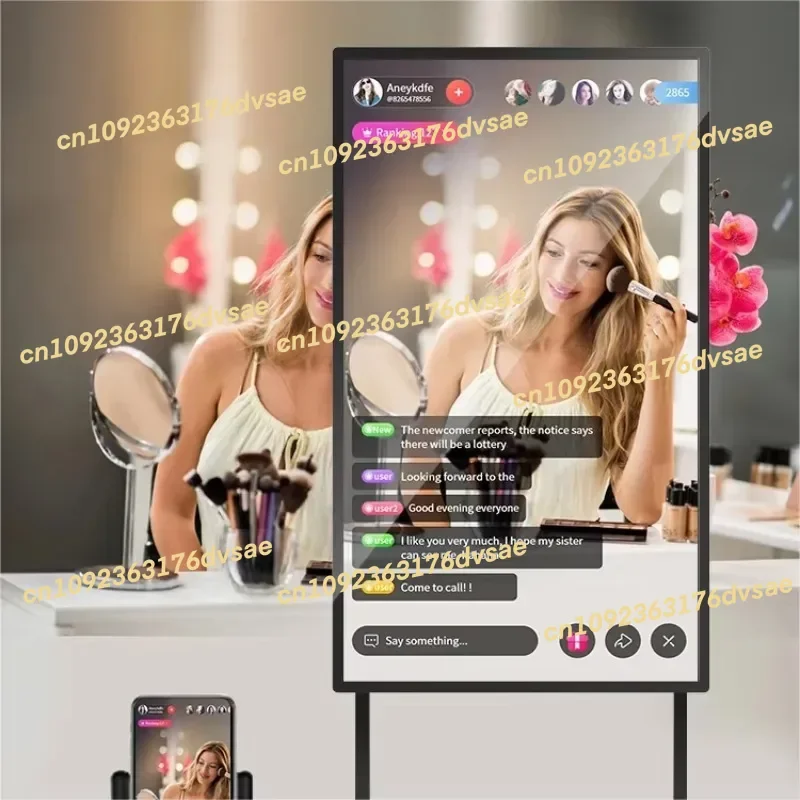 

2025 13.3/15.6 Inch 4k Video Mixer Switcher Professional Portable Live Streaming Device With Fill Light teleprompter