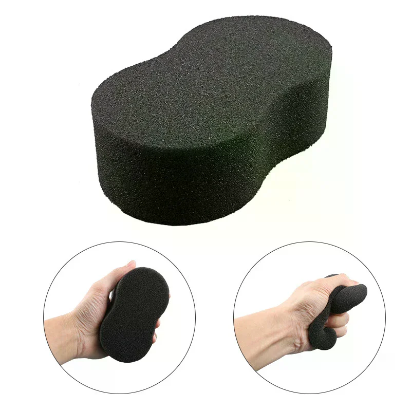 Magic Barber Sponge Hair Brush For Black Sponge Double Sided Hair Curl Weave Hair Salon Sponge Sweeping Brush For Haircuts