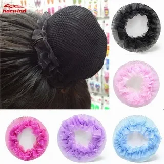 Girl Women Bun Cover Snood Hair Net Nets Latin Ballet Dance Skating Hair Accessories