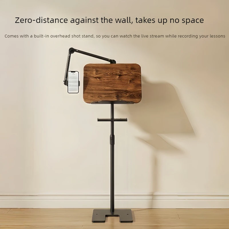 

Height Adjustable Music Stand Universal Space-Saving Sheet Music Holder Premium Reading Stand Sturdy Home Instrument Accessories