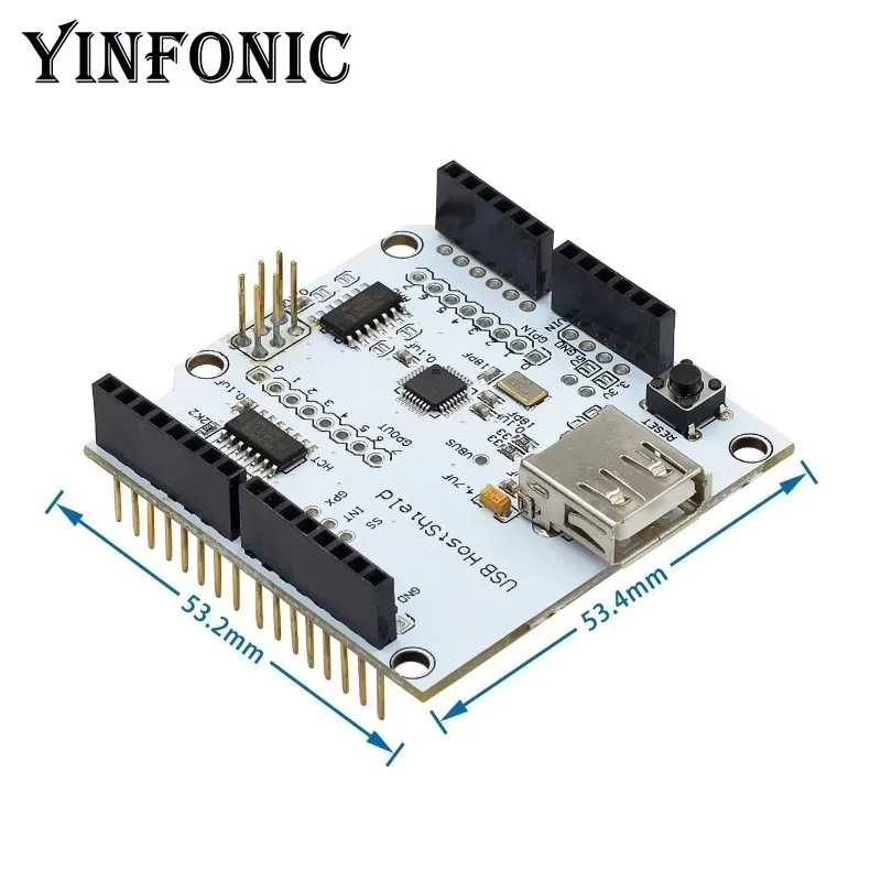 USB Host Shield 2.0 for Arduino for UNO MEGA ADK Compatible with ADK DIY Electronic Development Module Board