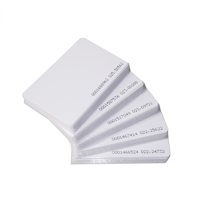 200pcs/Lot RFID Card EM4100 Tk4100 Access Control Card RFID Sticker Proximity Chip 125Khz