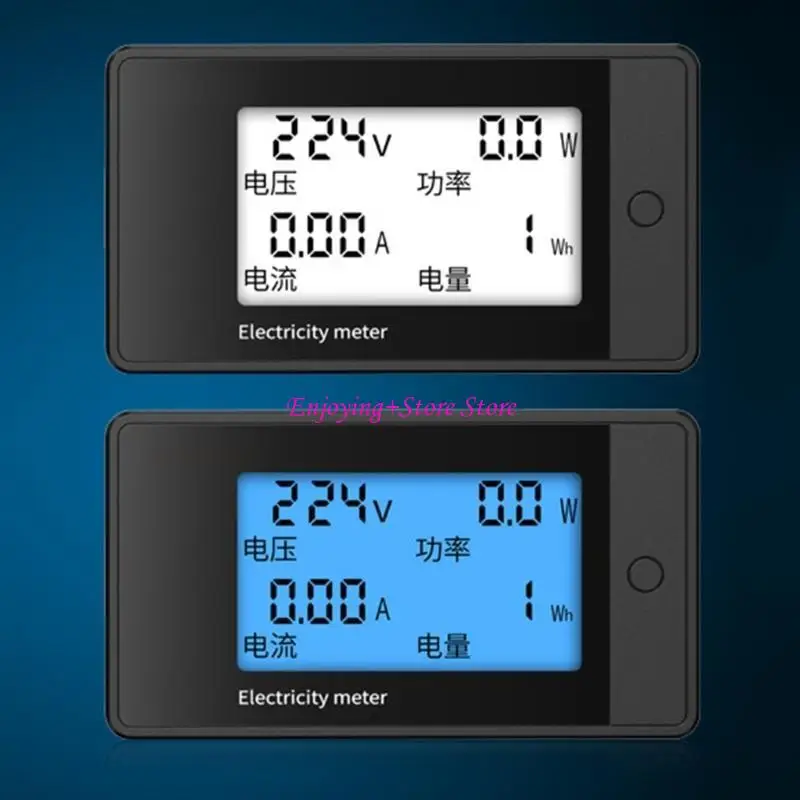 

G6DA Multimeter LCD Panel Eletricity Monitor Amp Watt KWH Meter Tester Detector